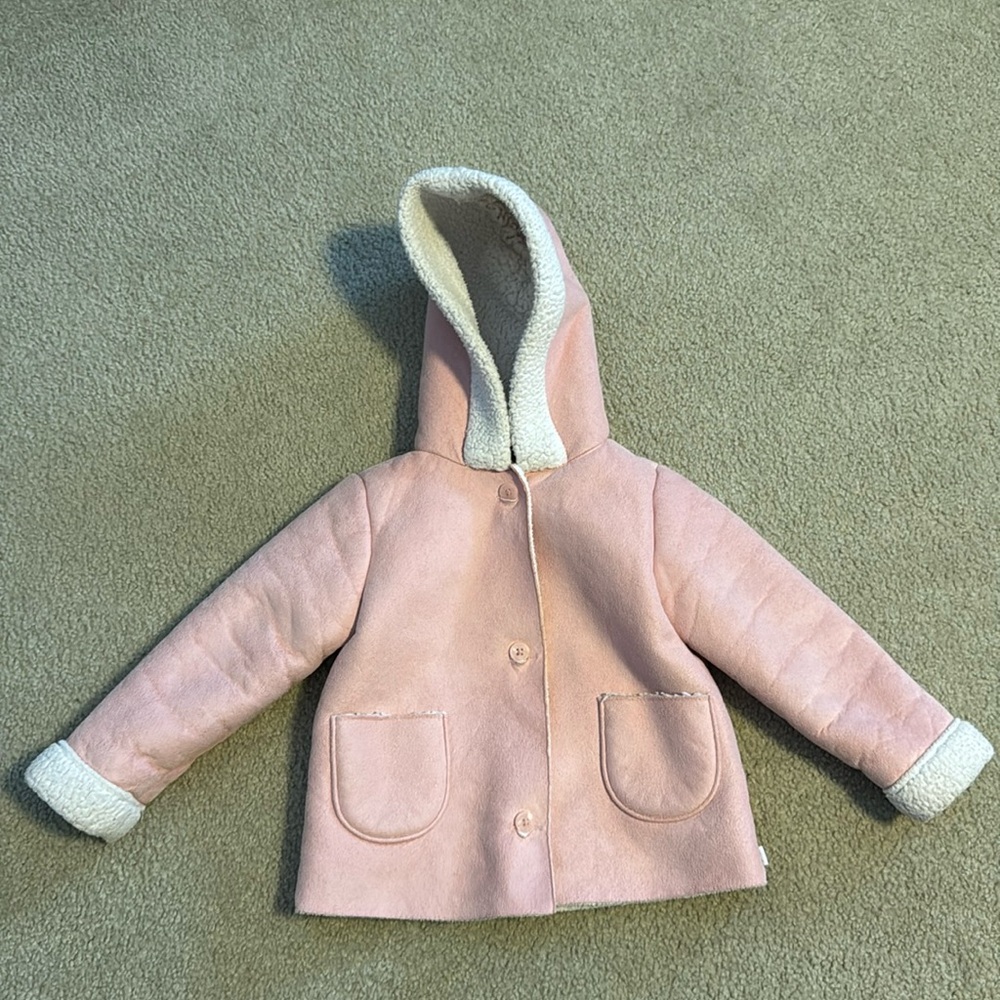 Baby B’gosh pink coat size 24m
